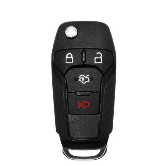 Solid Keys USA - 2013-2019 Ford / OEM Replacement / 4-Button Flip Key w/ Trunk - UHS Hardware