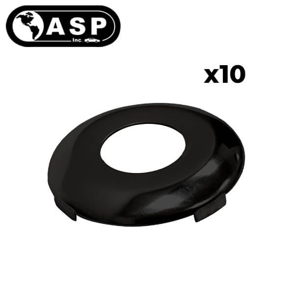 1984-1995 Ford / H54 / 10 Cut / Face Cap for Door Lock / Black / P-42-202 (ASP) (10-Pack) - UHS Hardware