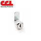 CCL - C650L - Sesamee Keyed Economical Die Cast Cam Lock - 1-1/8" -  US26 - KA-8025 - UHS Hardware