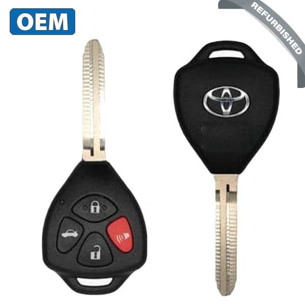 2010-2014 Toyota Yaris / 4-Button Remote Head Key / PN: 89070-33C40 / HYQ12BBY (G Chip) (OEM) - UHS Hardware