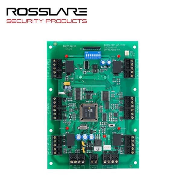 Rosslare - AC215IP - Scalable Networked Access Control - PCBA Only - 2 Readers - TCP/IP - 30K Users - 20K Event History - 12VDC - UHS Hardware