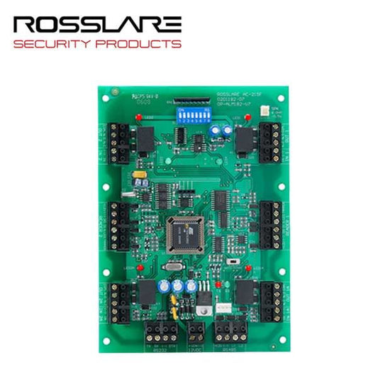 Rosslare - AC215IP - Scalable Networked Access Control - PCBA Only - 2 Readers - TCP/IP - 30K Users - 20K Event History - 12VDC - UHS Hardware