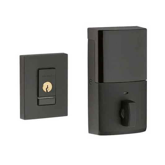 Baldwin Estate Evolved - 8220.B - Contemporary Electronic Deadbolt - Singl Cyl - Bluetooth - 190 - Satin Black - Grade 2 - UHS Hardware