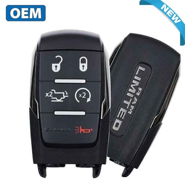 2019-2020 Dodge Ram Limited 2500 / 5-Button Smart Key / PN: 68375457AB / GQ4-76T (OEM) - UHS Hardware