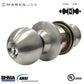 Marks USA - 280AB - 80 LINE Commercial Knobset - 2 3/4" Backset - 32D - Satin Stainless Steel - Entry - Grade 1 - UHS Hardware