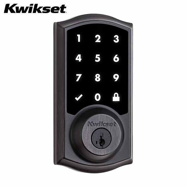 Kwikset - 916 SmartCode Traditional Electronic Deadbolt with Zigbee Technology - 11P - Venetian Bronze Finish - UHS Hardware