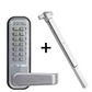 Lockey - 285-P Keyless Panic Trim - Medium Duty Lever with Passage & Heavy Duty Panic Bar (BUNDLE OF 2) - UHS Hardware