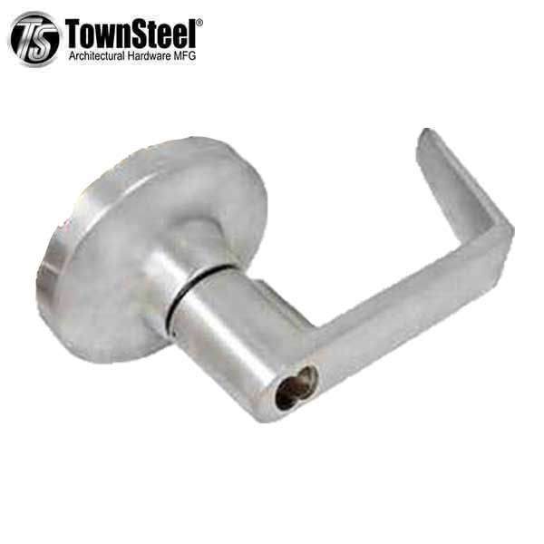 TownSteel - ED8900LS - Sectional Lever Trim - Storeroom - Nightlatch - LS Regal Lever - Non-Handed - Schlage SLFIC Prepped - Compatible with Rim, SVR, LBR & 3 Point Push Bars - Satin Stainless - Grade 1 - UHS Hardware