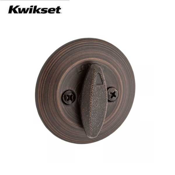 Kwikset - 660 - Residential Deadbolt - Single Cylinder  - Venetian Bronze - SmartKey Technology -Grade 3 - UHS Hardware