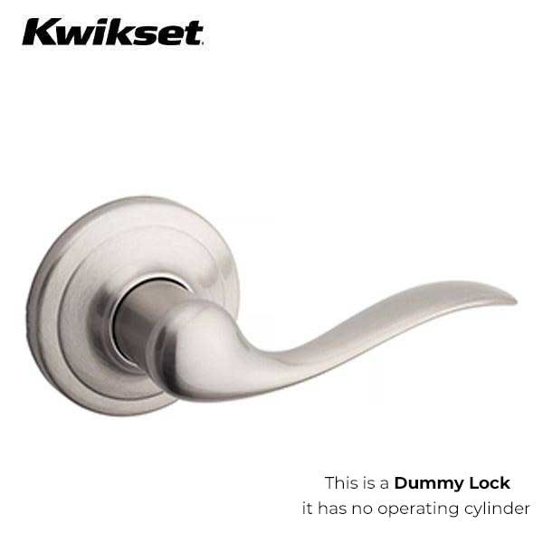 Kwikset - 788TNL - Tustin Lever Set - Round Rose - 15 - Satin Nickel  - Half Dummy - Grade 2 - LH - UHS Hardware