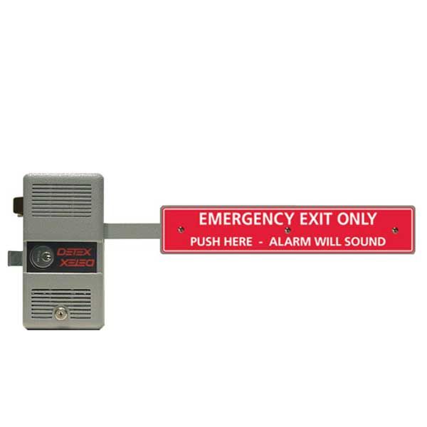 Detex - DTX-ECL-600 - Exit Device - Long Bar - Rugged Dead Bolt - Battery Powered - 9VDC - UHS Hardware