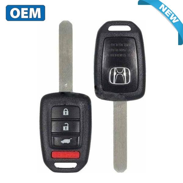 2016-2019 Honda Cr-V Hr-V / 4-Button Remote Key Pn: 35118-T7S-A00 Mlbhlik6-1T (Oem) Head