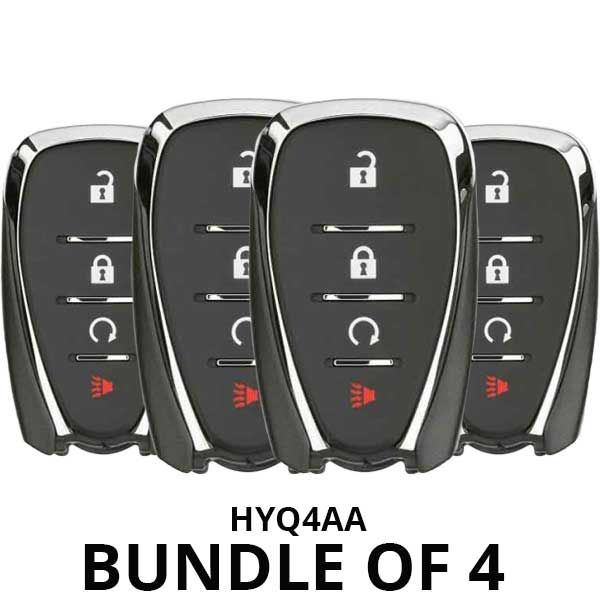 2016-2020 Chevrolet Volt Bolt Equinox Trax Sonic / 4-Button Smart Key / HYQ4AA (BUNDLE OF 4) - UHS Hardware