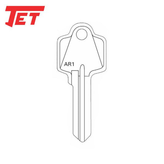 JET - 5 Pin Key Blank for Arrow Locks (250 Pack) (AR1) - UHS Hardware