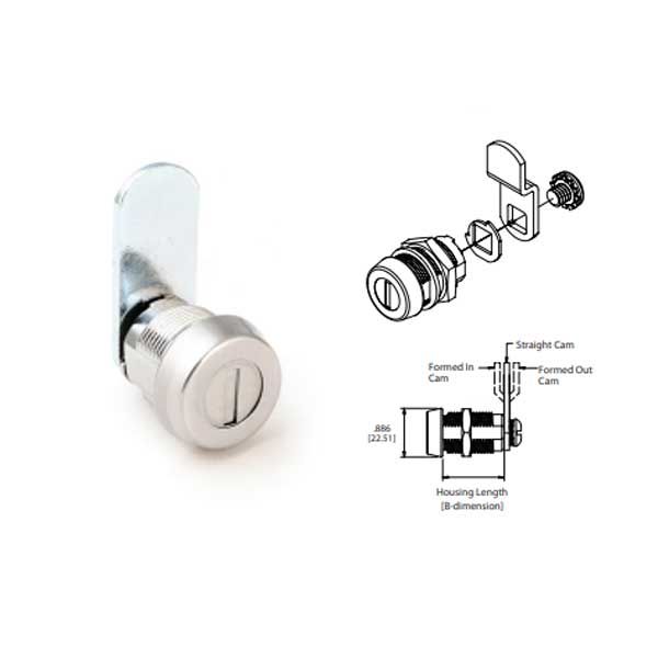 CCL - DC622S - Weather Resistant Cam Lock - 5/8" - US14 - KD - 200R-399R - UHS Hardware