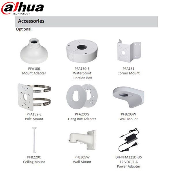 Dahua / IP Camera / Eyeball / 5MP / DH-N53AJ5Z - UHS Hardware