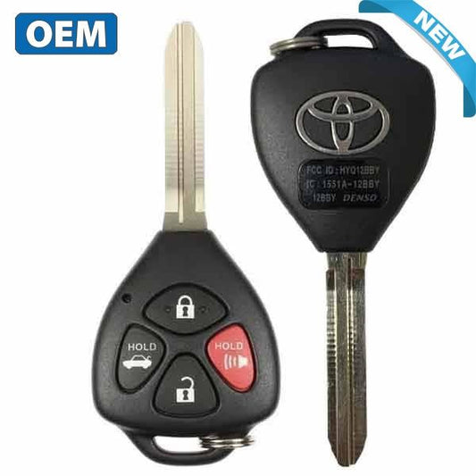 2006-2011 Toyota Camry / Corolla  / 4-Button Remote Head Key / PN: 89070-06232 /  HYQ12BBY (Chip 4D 67) / Board 1491 (OEM) - UHS Hardware