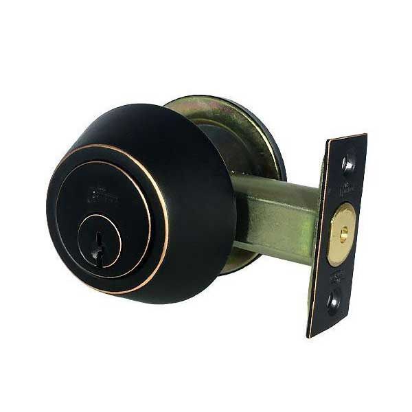 Premium Single Cylinder Deadbolt - Oil Rubbed Bronze - Grade 3 - ( SC1 / KW1 ) - UHS Hardware