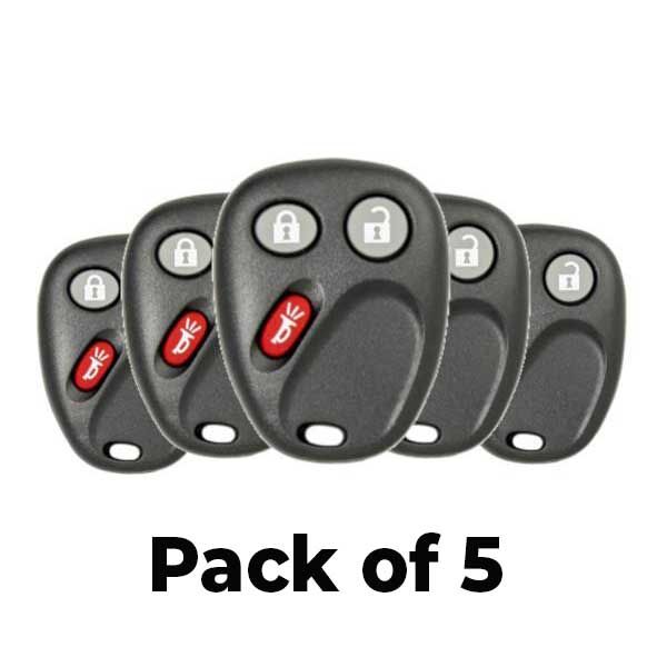 5 x 2003-2007 GM / 3-Button Keyless Entry Remote / PN: 21997127 / LHJ011 (RO-GM-LHJ ) - UHS Hardware