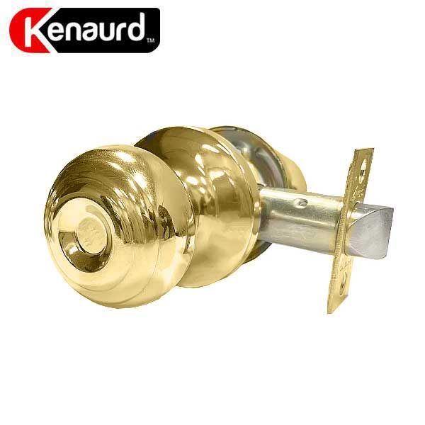 Premium Knob Set Lock - Passage - PB - Polish Brass - UHS Hardware