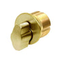 GMSThumb-Turn Mortise Cylinder - 1" - US3 - Polished Brass - UHS Hardware
