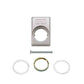 Adams Rite - 8650 - Cylinder Escutcheon Trim Kit - For 3600, 8500 and 8600 Exit Devices - 628 - Clear Anodized - UHS Hardware