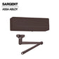 Sargent - 281 - Powerglide Cast Iron Door Closer w/ CPSH - Heavy Duty Hold Open Parallel Arm w/ Compression Stop - 10BE - Dark Oxidized Satin Bronze Equivalent - Grade 1 - UHS Hardware