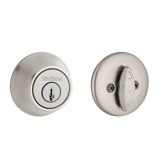 Kwikset - 660 - Residential Deadbolt - Single Cylinder  - Satin Nickel - Grade 3 - UHS Hardware