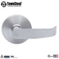 TownSteel - ED8900LQ - Sectional Lever Trim - Dummy -  LQ Curved Lever - Non-Handed - Compatible with Rim, SVR, LBR & 3 Point Push Bars - Satin Stainless - Grade 1 - UHS Hardware