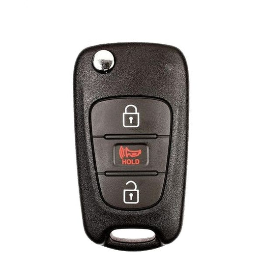 2012-2013 Kia Rio / 3-Button Flip Key / PN: 95430-1W020 / TQ8-RKE-3F02 (AFTERMARKET) - UHS Hardware