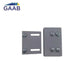 GAAB - T376-04 - Panic Exit Device Mounting Plate For Glass - Satin Chrome - UHS Hardware