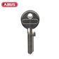 Abus - 24/RK/26 KBR (5-pin) Metal Key Blank for Abus Diskus Padlocks (ABS-90015) - UHS Hardware