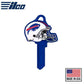 ILCO - NFL TeamKeys - Helmet Edition - Key Blank - Buffalo Bills - KW1 (5 Pack) - UHS Hardware