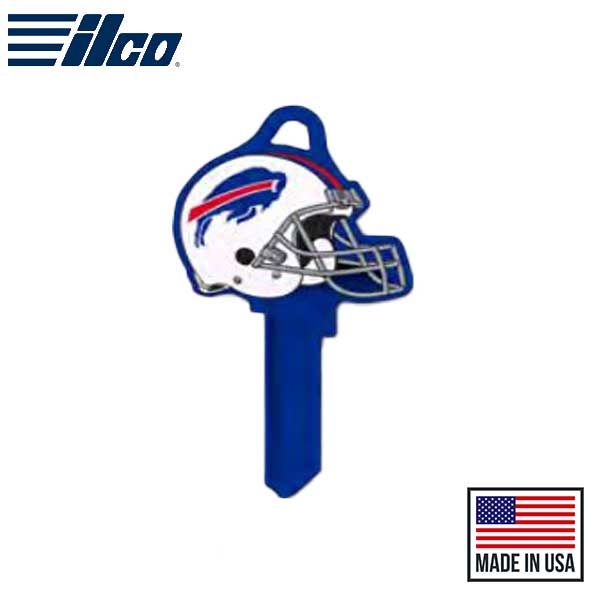 ILCO - NFL TeamKeys - Helmet Edition - Key Blank - Buffalo Bills - KW1 (5 Pack) - UHS Hardware