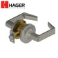 Hager - 3495 - Lever - Intruder Classroom - 2-3/4" - Satin Chrome - Withnell Lever - Schlage C Keyway
