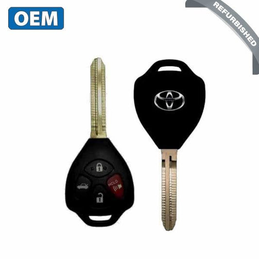 2010-2016 Toyota Corolla / Venza  / 4-Button Remote Head Key / PN: 89070-02270 / GQ4-29T (OEM) - UHS Hardware