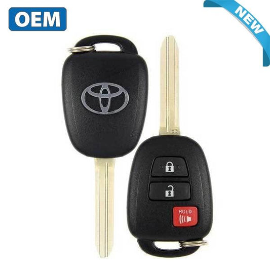 2013-2016 Toyota RAV4 Highlander / 3-Button Remote Head Key / PN: 89070-0R130 / HYQ12BDP (H Chip) (Canada) (OEM) - UHS Hardware