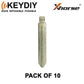 KEYDIY - HYN14 - Flip Key Blade - #50 - For Xhorse / Keydiy Universal Remote Flip Keys - Pack of 10 - UHS Hardware