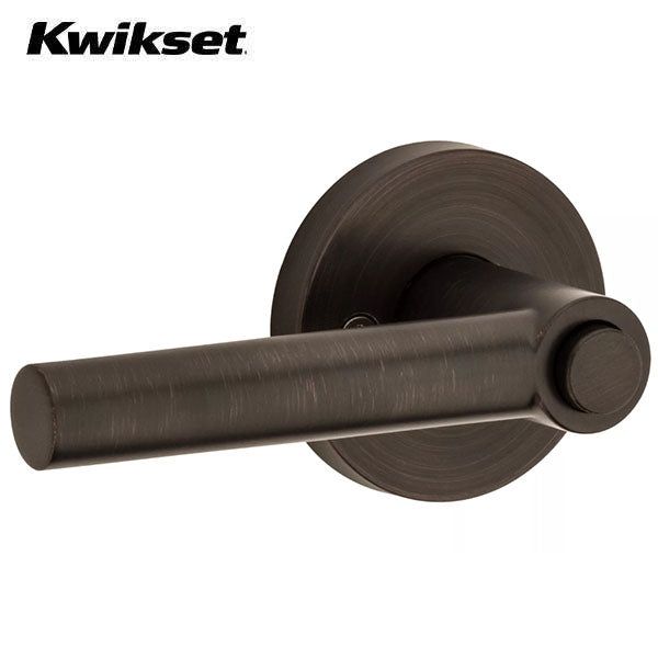 Kwikset - 156 - Milan Lever - Round Rose - 11P - Venetian Bronze - Entrance - SmartKey Technology - Grade 2 - UHS Hardware