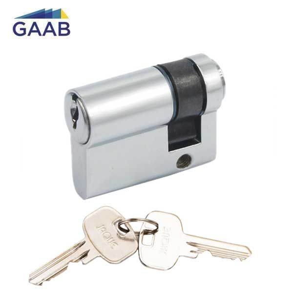 GAAB - I292-29 - Profile Cylinder - Single Sided - Satin Chrome - (Yale R6) (46mm) - UHS Hardware