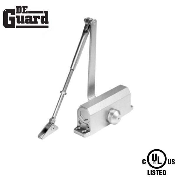 Hydraulic Door Closer / w/ P.A Bracket / Grade 1- Satin Nickel - Size 2 - UHS Hardware