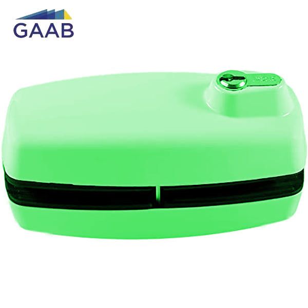 GAAB - T180  - Tempered Frameless Glass Door Lock  - Reversible - 10 -12mm Doors - Green - UHS Hardware