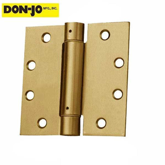 Don-Jo - SH74545 -  Full Mortise Spring Hinges  - Bright Brass - UHS Hardware