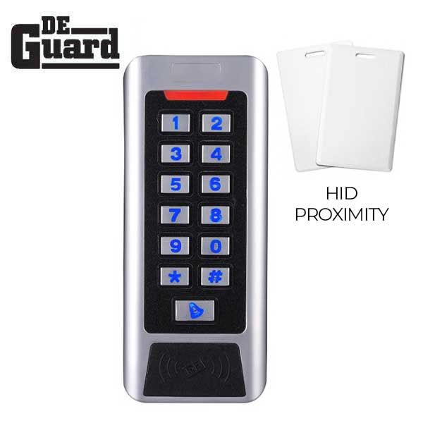 Stand Alone Access Controller -  HID Prox Card Reader & Keypad Controller - Single or Double Doors - Waterproof IP68 - UHS Hardware