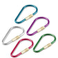 LuckyLine - 73701 - Anodized Oval Key Ring - Assorted - 1 Pack - UHS Hardware