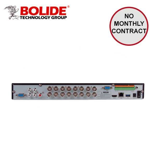 Bolide / Hybrid DVR / 16 Channel / Control Over Coax / 5MP / 4K / 16TB HDD / BTG9516 - UHS Hardware