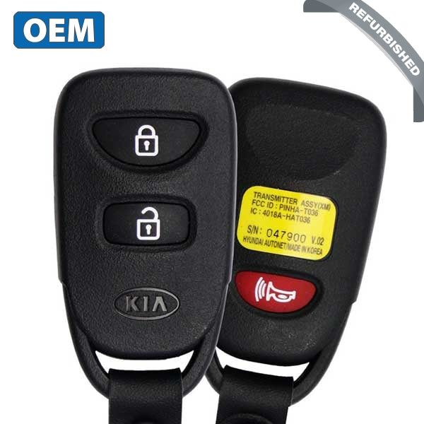 2006-2013 Kia Sorento Rio / 3-Button Keyless Entry / PN: 95430-1U000 / PINHA-T036 (OEM) - UHS Hardware