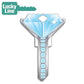 LuckyLine - B102S - Key Shapes - Diamond Ring - Schlage - SC1 - 5 Pack - UHS Hardware