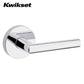 Kwikset - 154MIL - Milan Passage Lever - Round Rose - 526 - Polished Chrome - Grade 2 - UHS Hardware