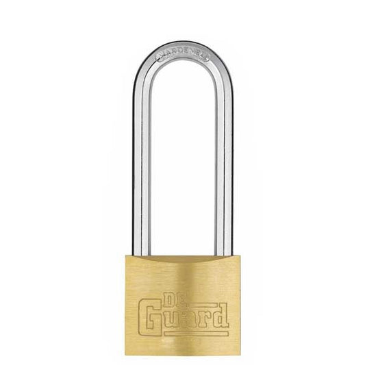 Premium - Solid Brass Padlock - Long Shackle 2 1/8" - Keyed Alike #1 - UHS Hardware